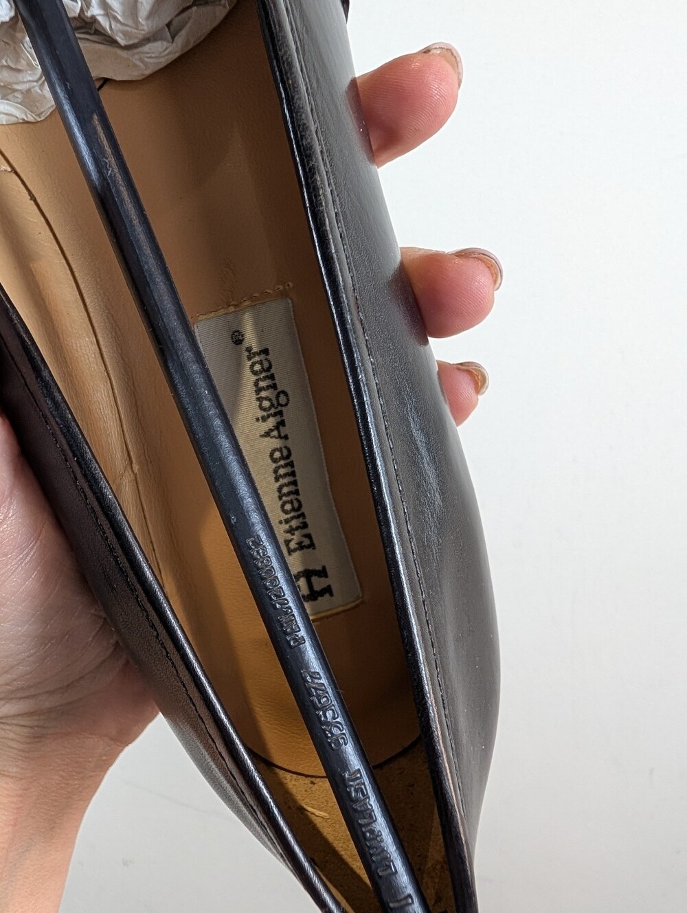 Vintage Etienne Aigner Tracy Leather Loafers, Size 7.5 - Picture 3 of 6
